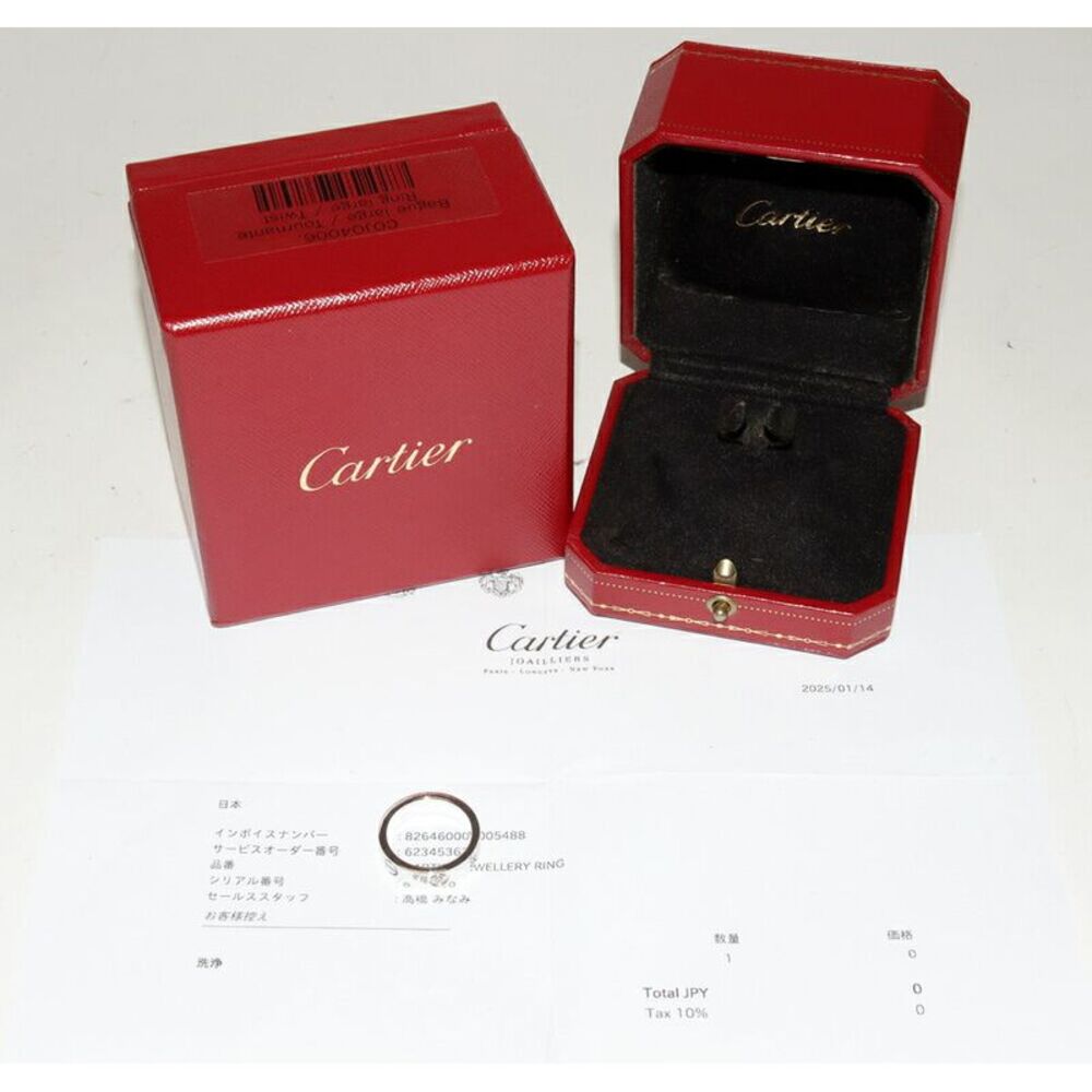 Cartier LOVE Pt950 Ring Size 13.5 - Picture 3 of 6